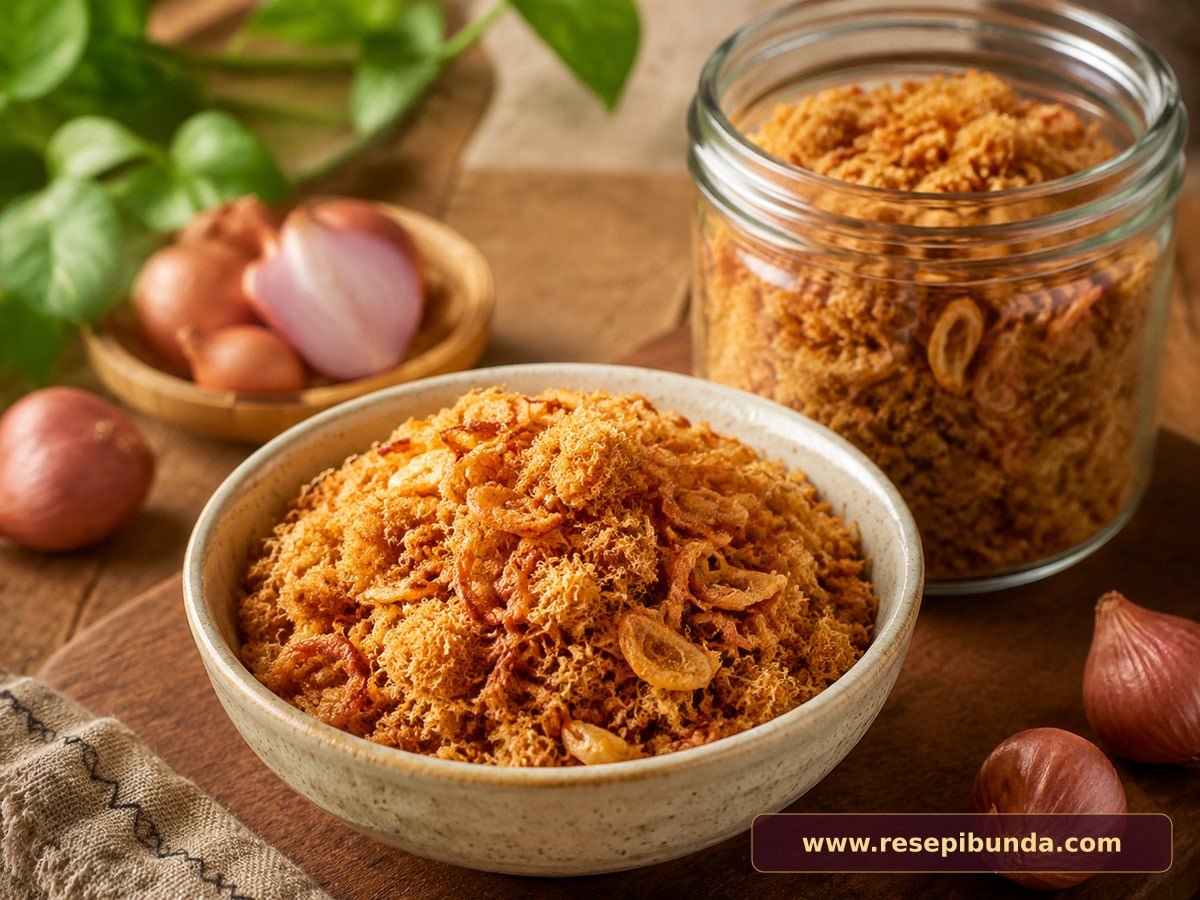 Hidangan Abon Sapi Bawang