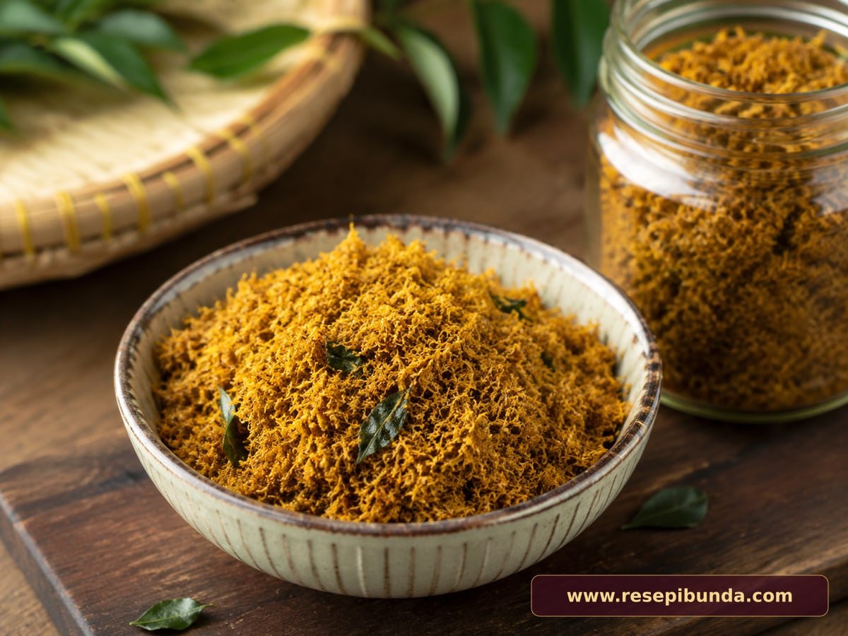 Hidangan Abon Ayam Kari