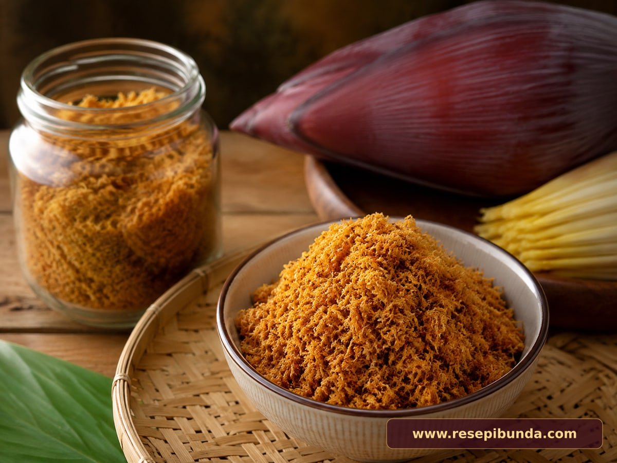 Hidangan Abon Jantung Pisang