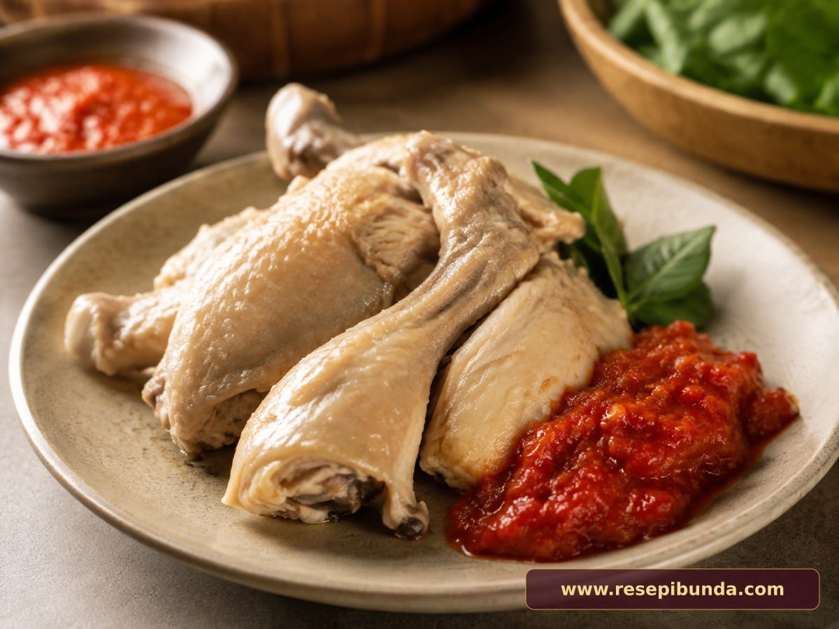 Hidangan Ayam Pop Padang