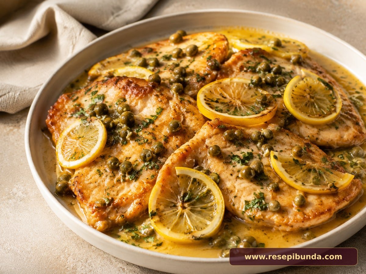 Hidangan Chicken Piccata
