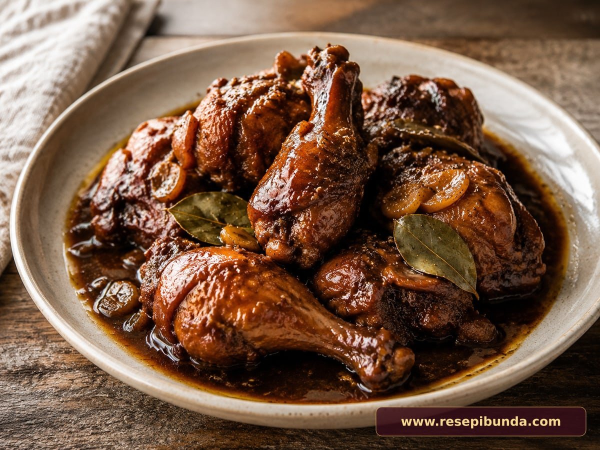 Hidangan Chicken Adobo Filipina