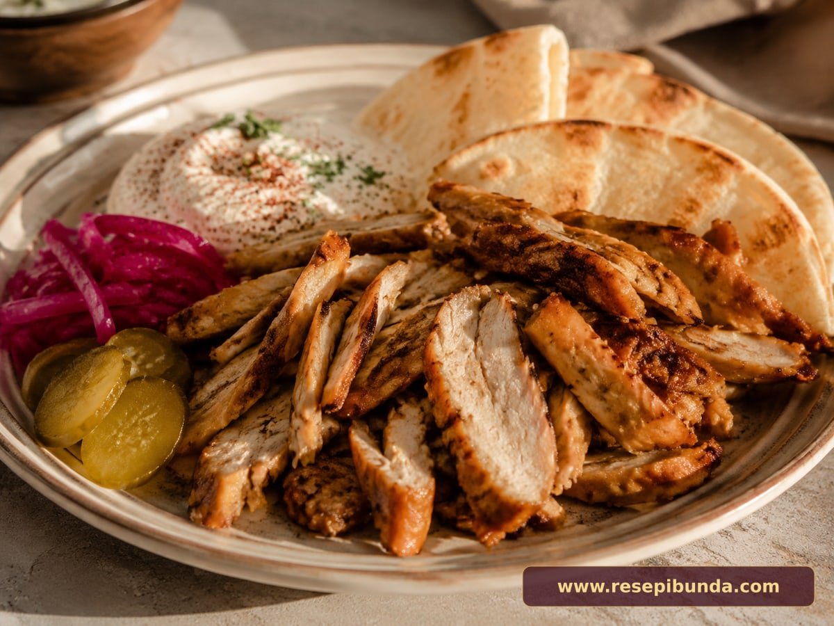 Hidangan Chicken Shawarma
