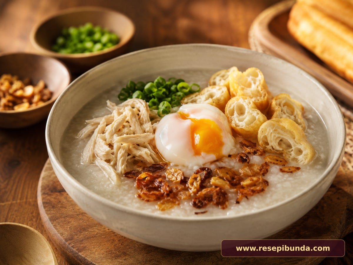 Hidangan Bubur Ayam Sukabumi