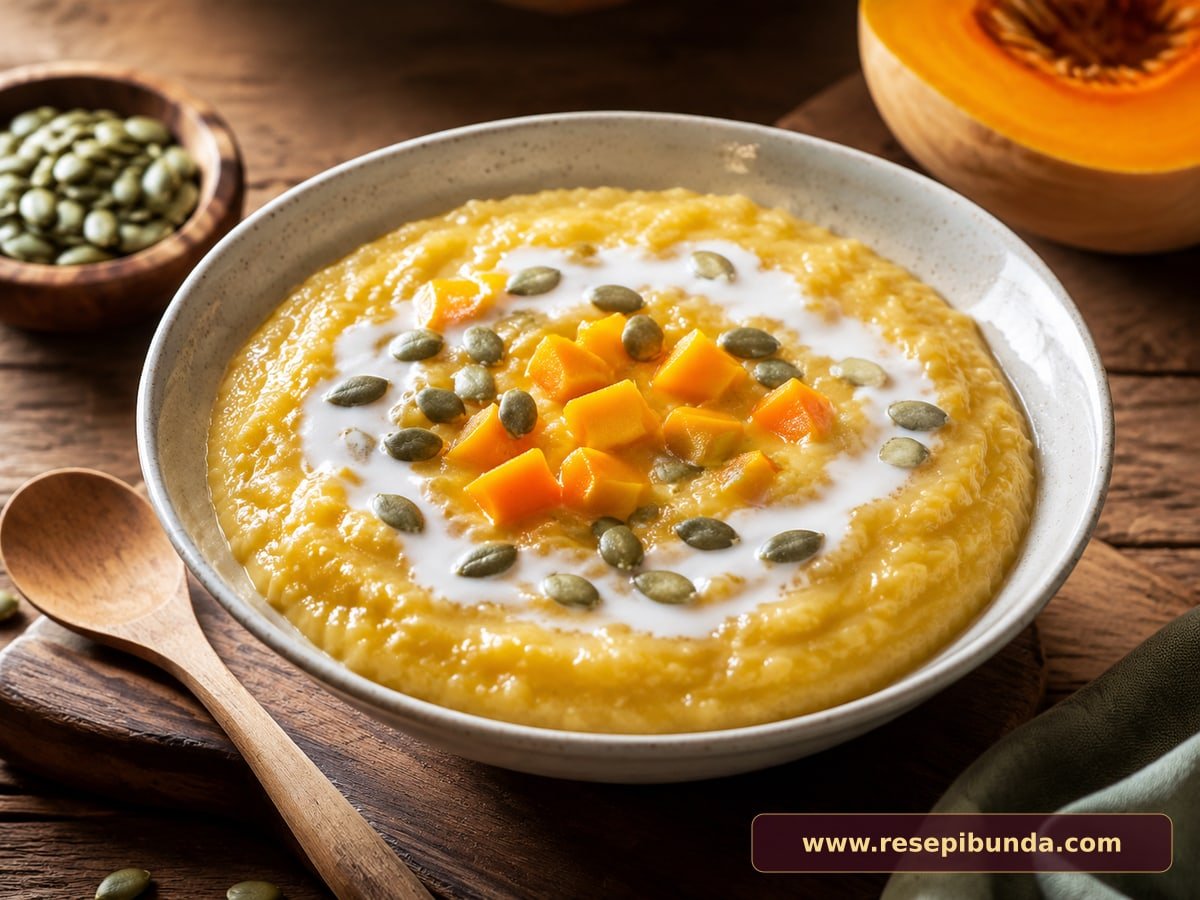 Hidangan Bubur Labu Kuning
