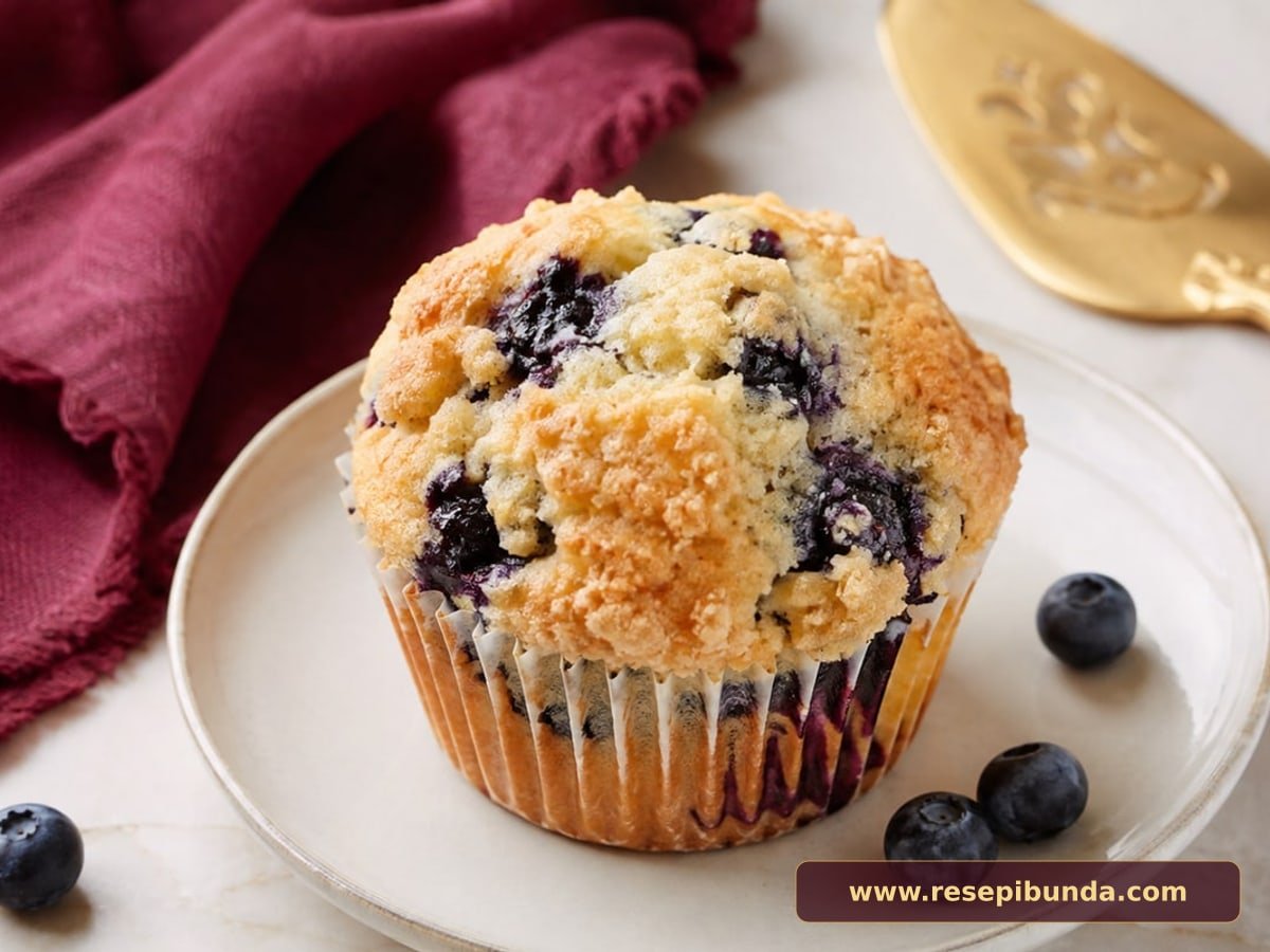 Hidangan Blueberry Muffin