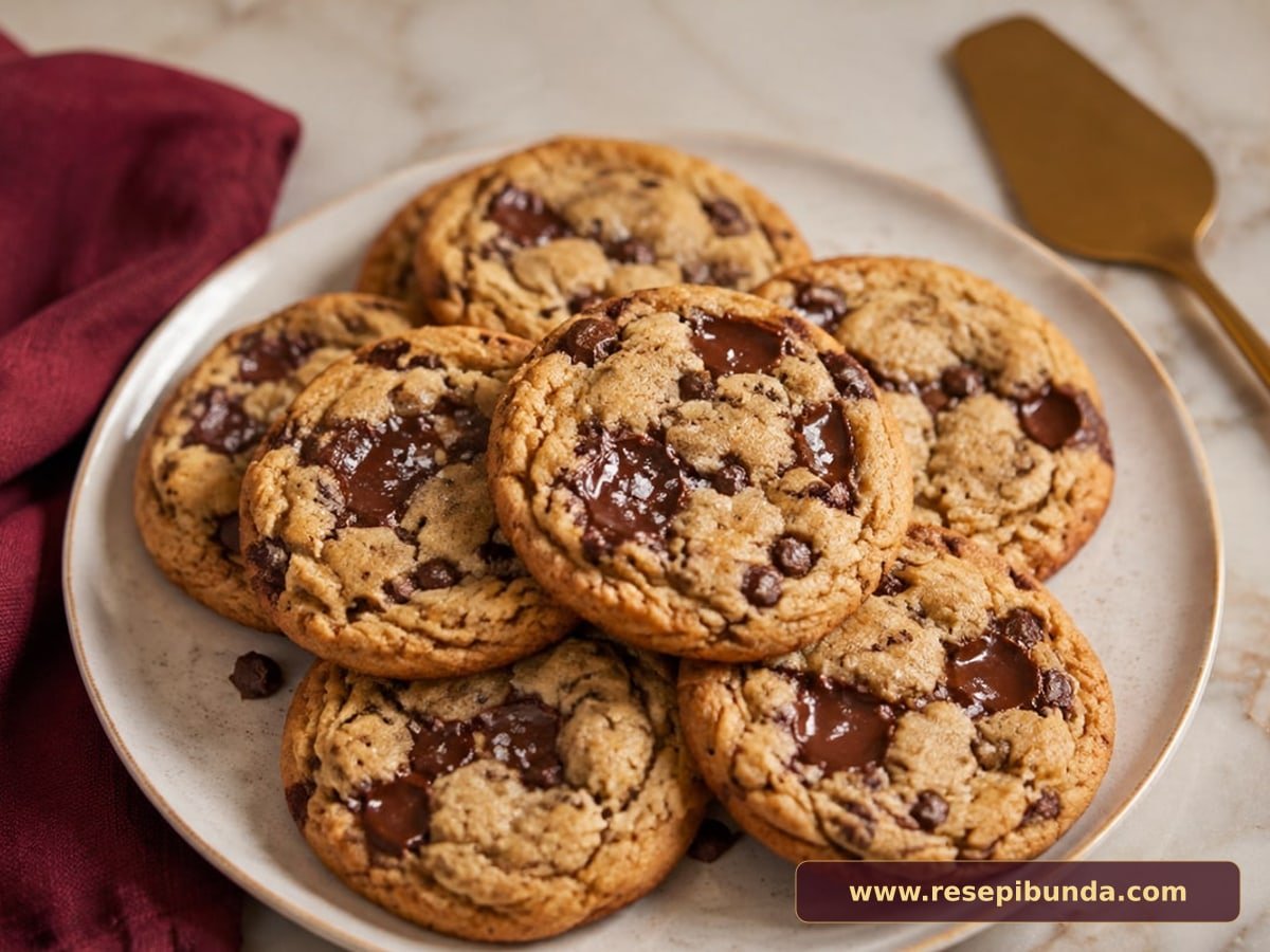 Hidangan Chocolate Chip Cookies