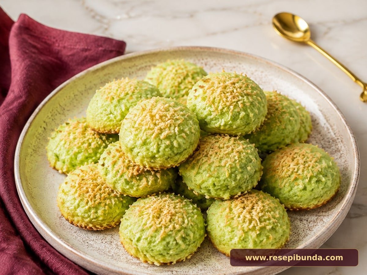 Hidangan Pandan Coconut Cookies