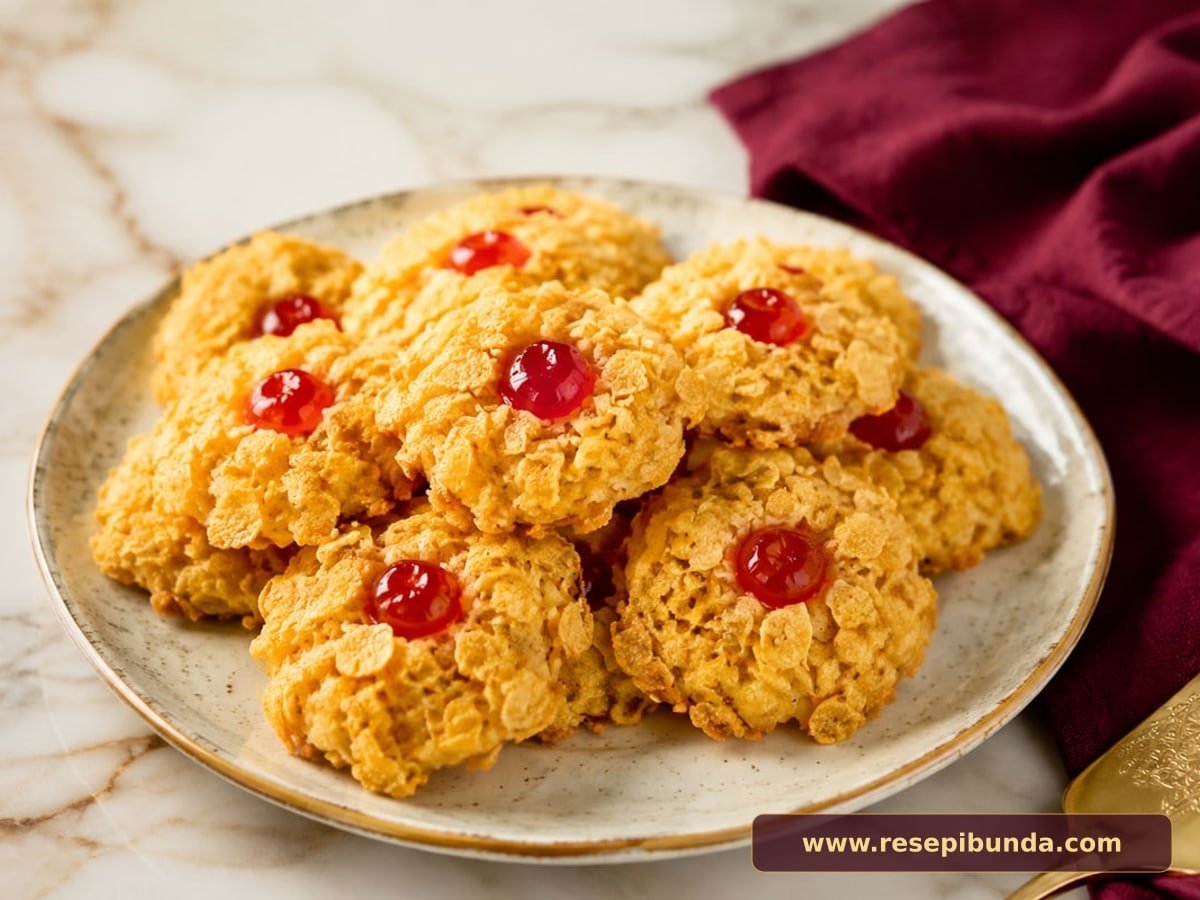 Hidangan Cornflakes Cookies