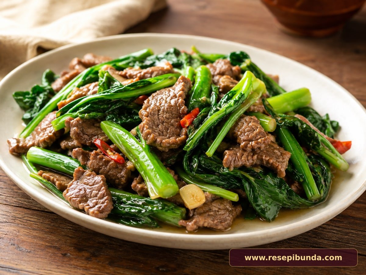 Hidangan Sapi Cah Kailan