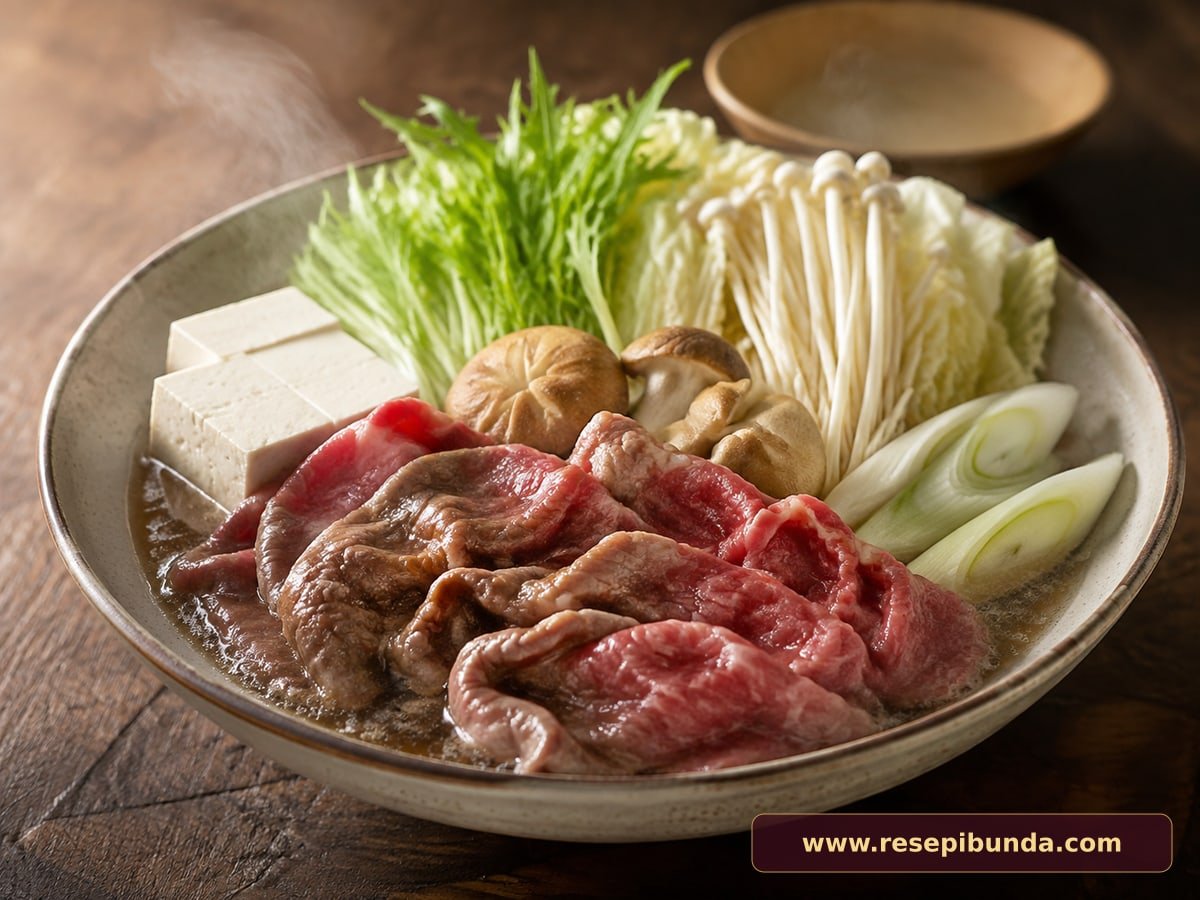 Hidangan Sapi Shabu Kuah Kombu