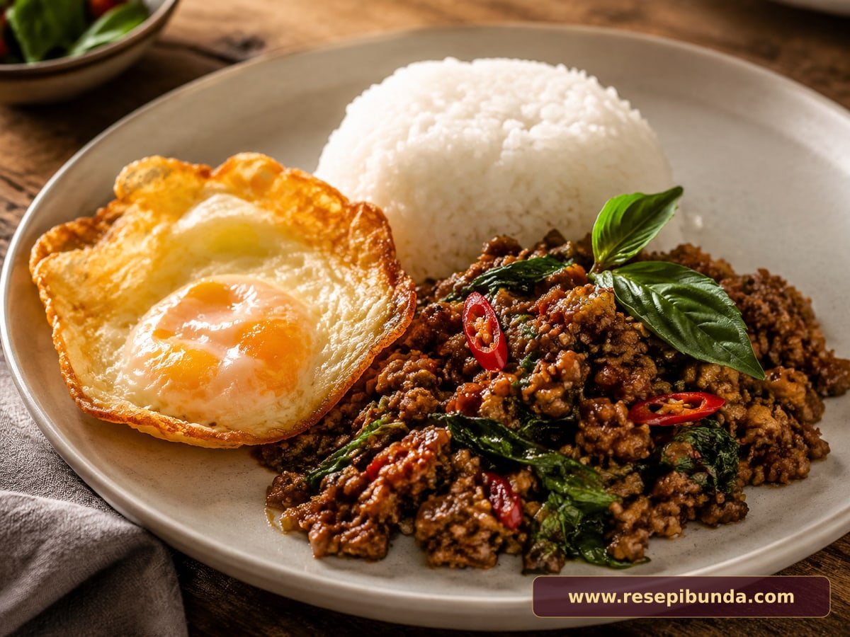 Hidangan Sapi Cincang Kemangi