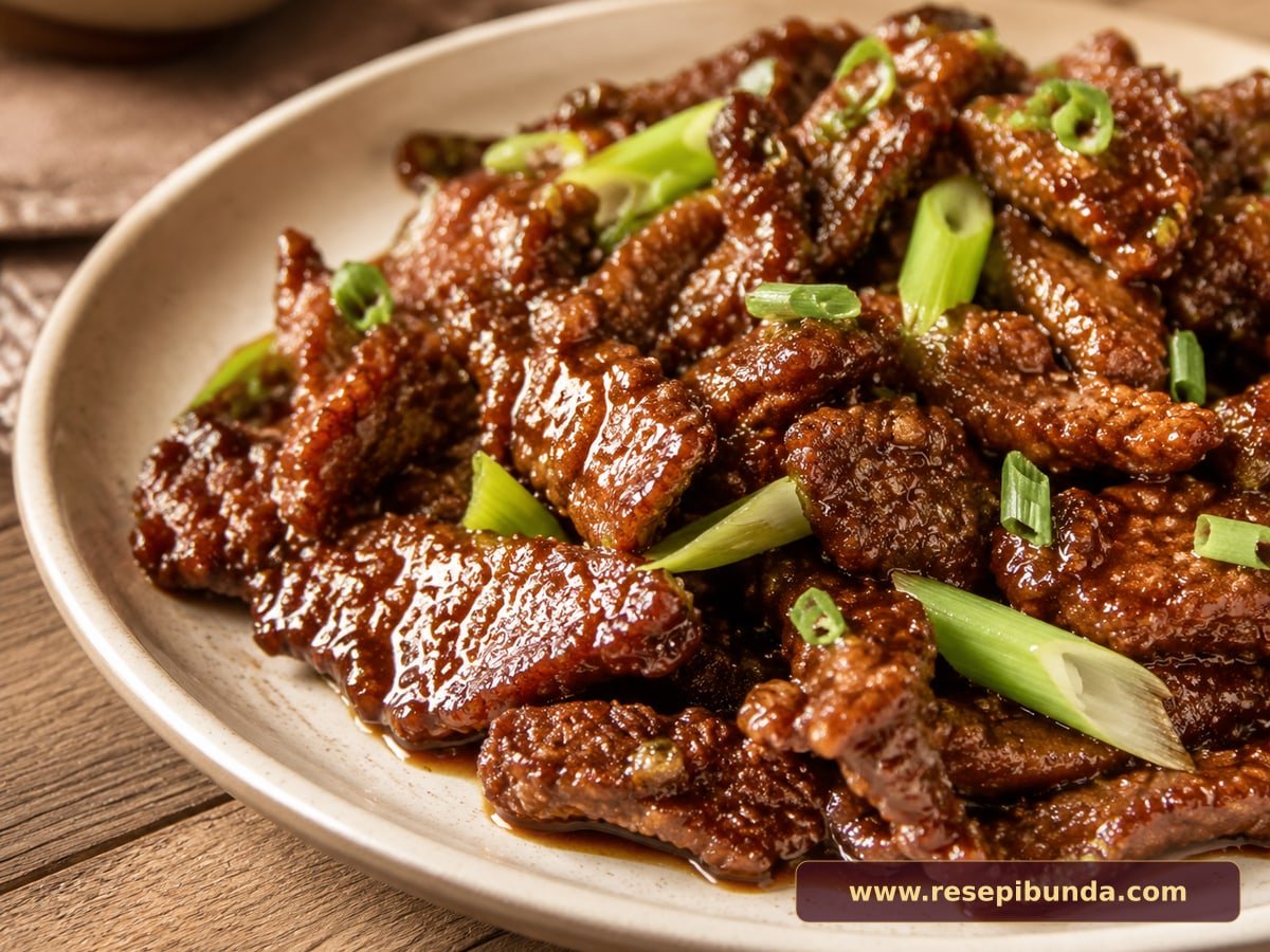 Hidangan Mongolian Beef