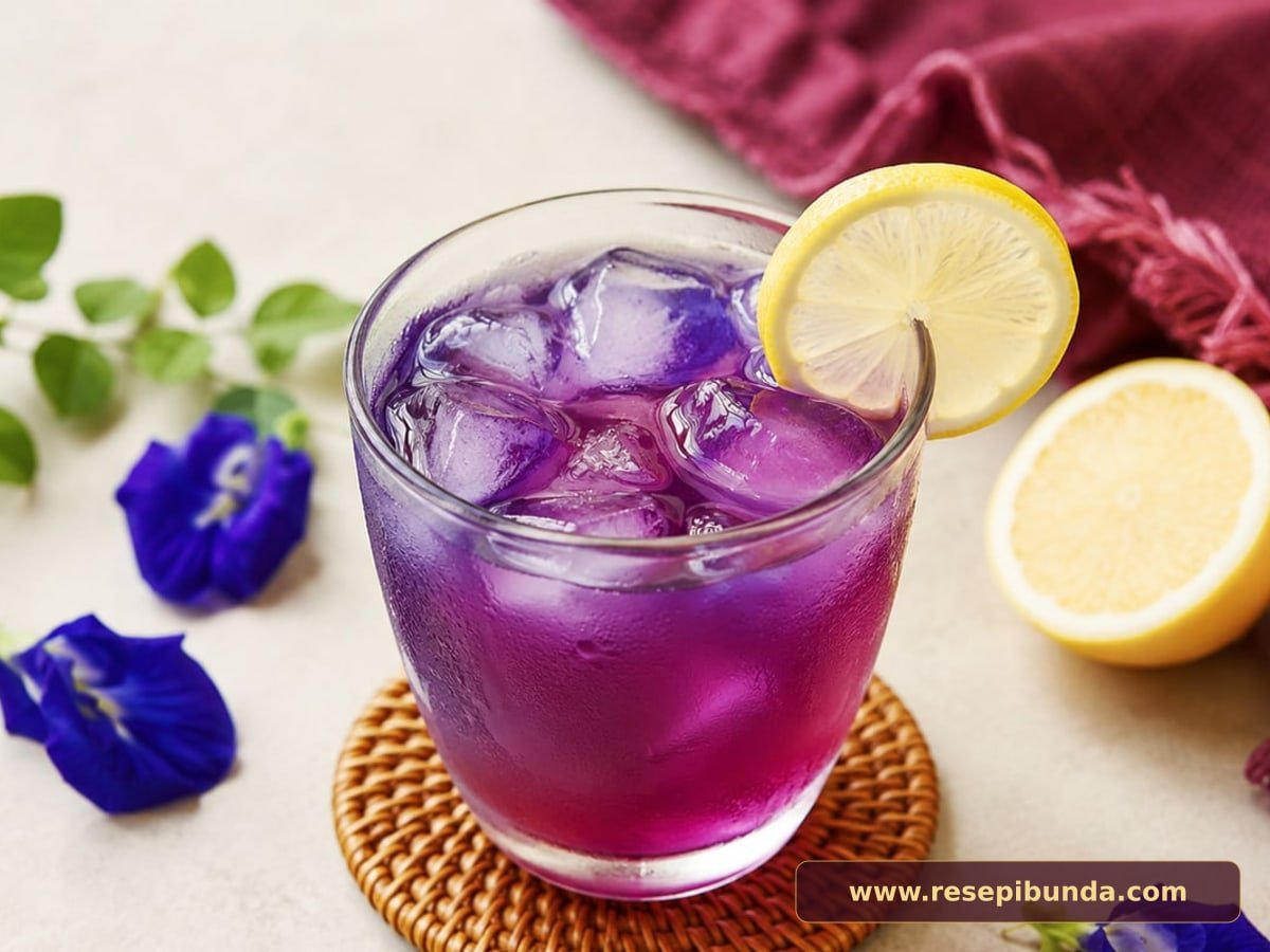 Hidangan Bunga Telang Lemon