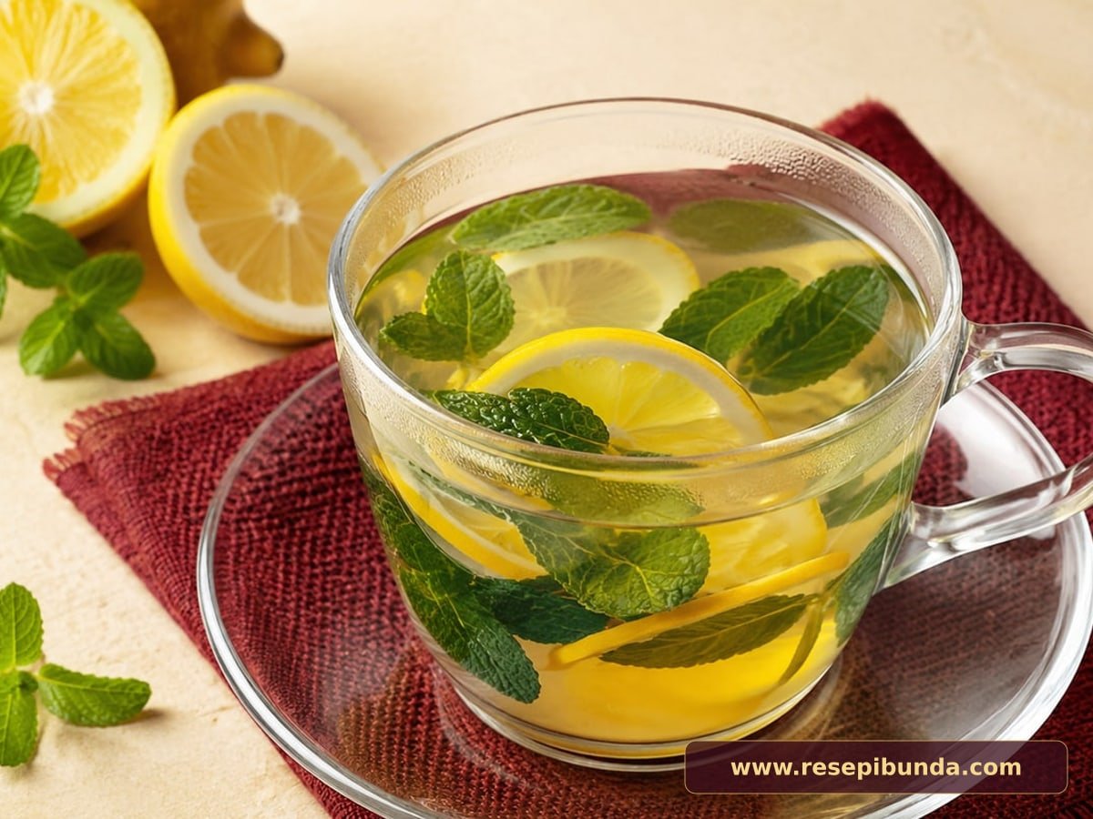 Hidangan Mint Lemon Hangat