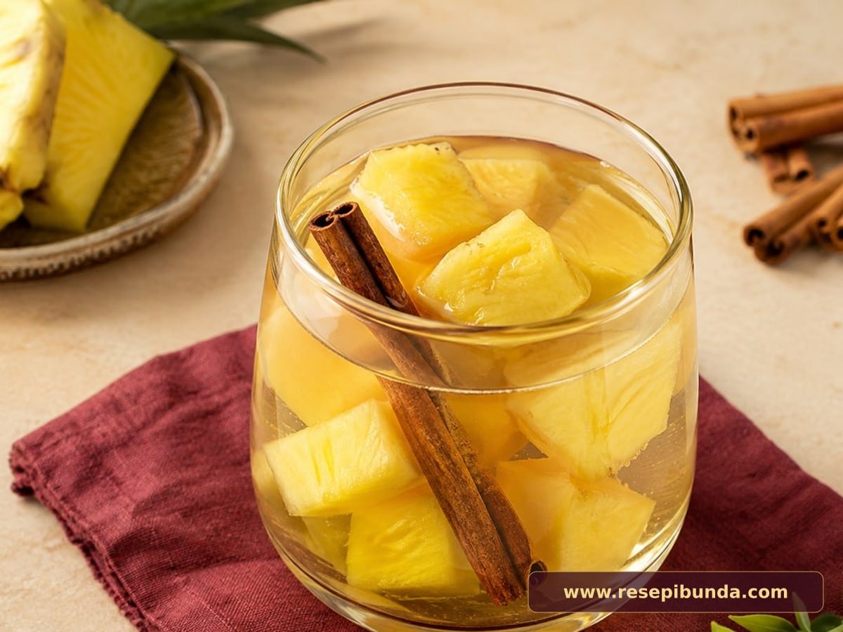 Hidangan Infus Nanas Kayu Manis