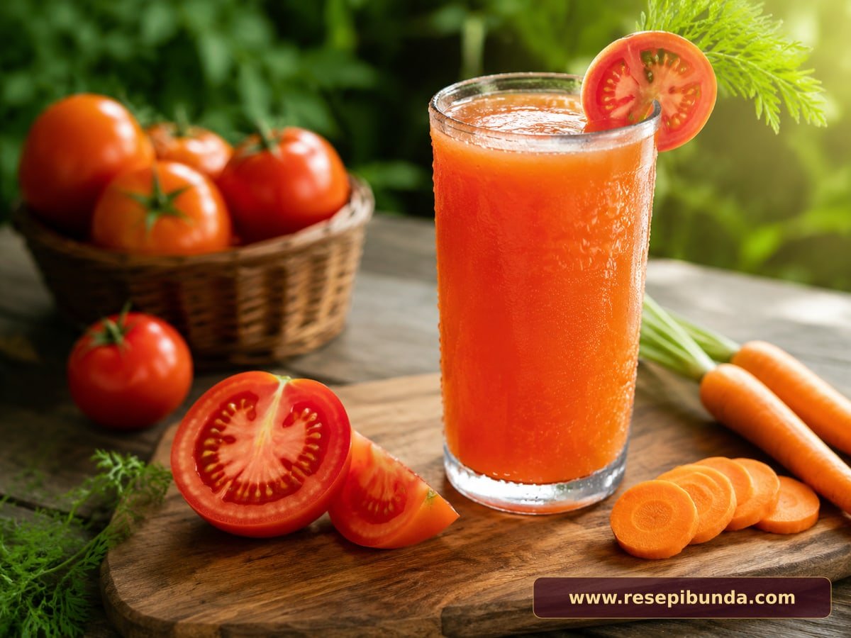 Hidangan Jus Tomat Wortel