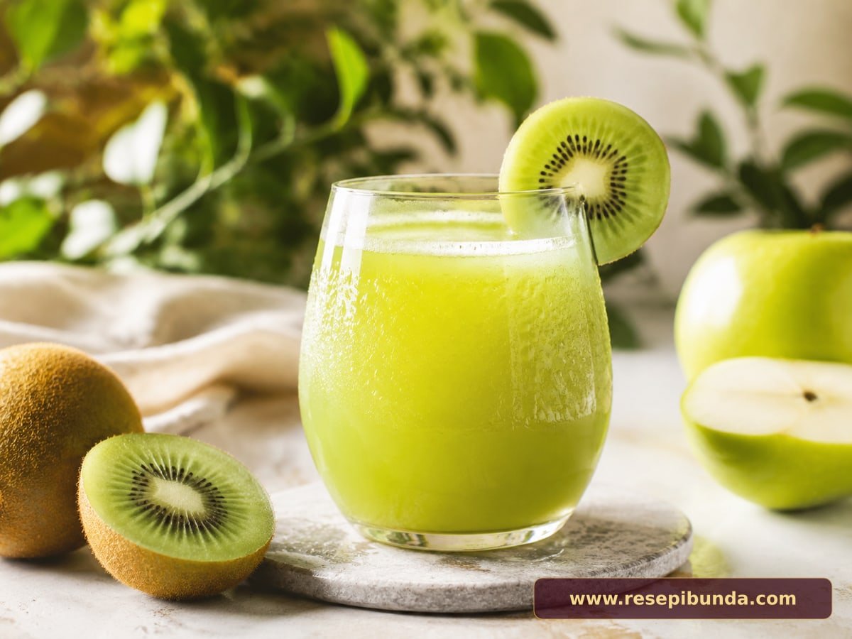 Hidangan Jus Kiwi Apel