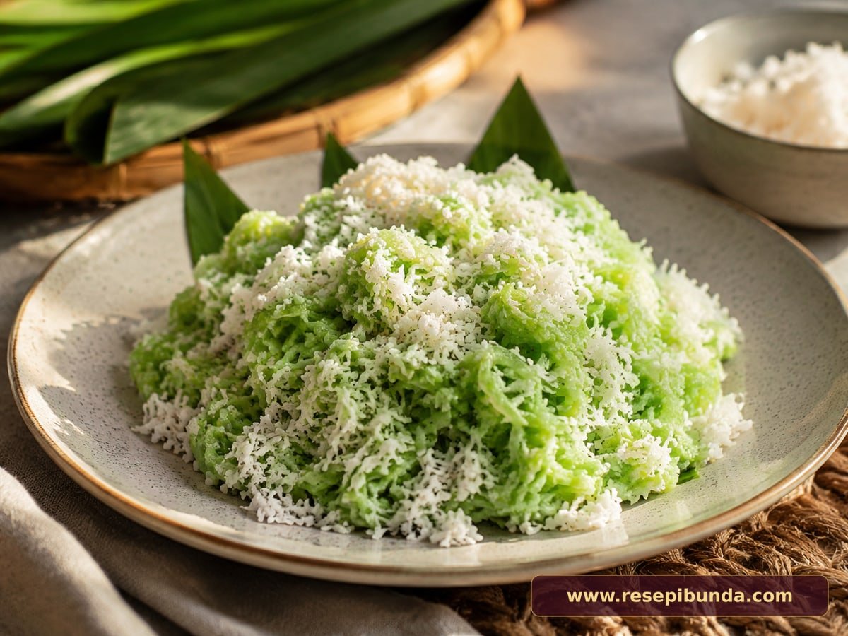 Hidangan Kue Rumput Surga
