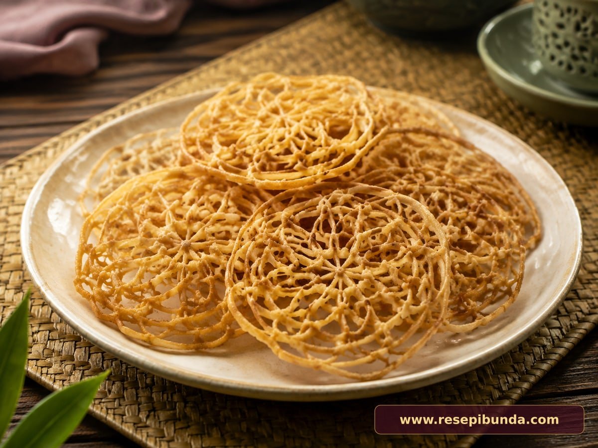 Hidangan Kue Sarang Laba-Laba Melayu