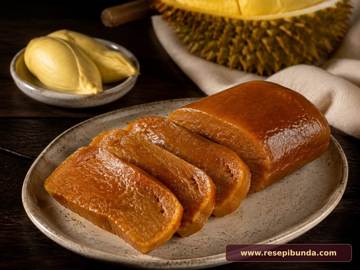Hidangan Lempuk Durian Riau