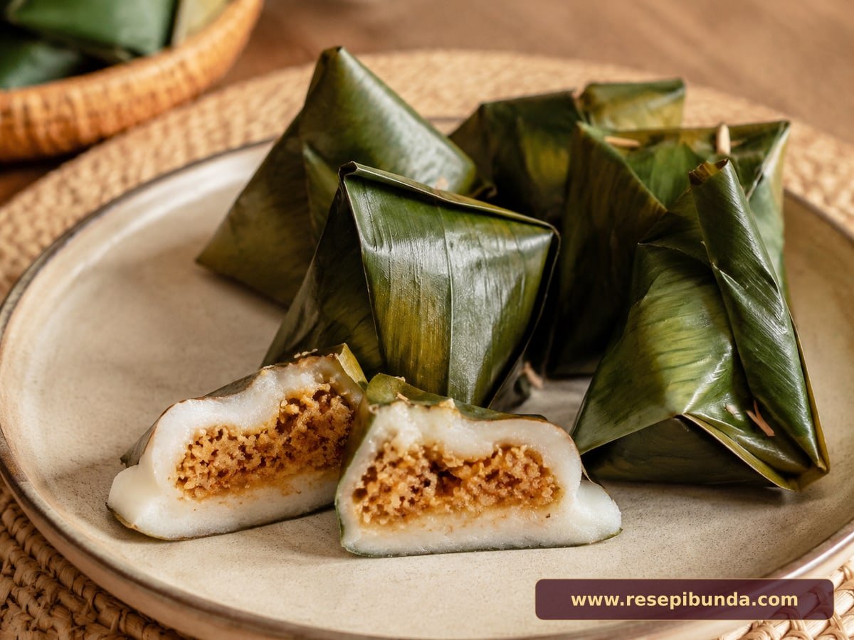 Hidangan Kue Tepung Bungkus