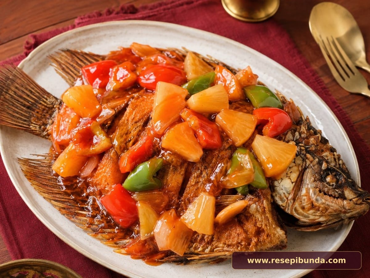 Hidangan Gurame Asam Manis