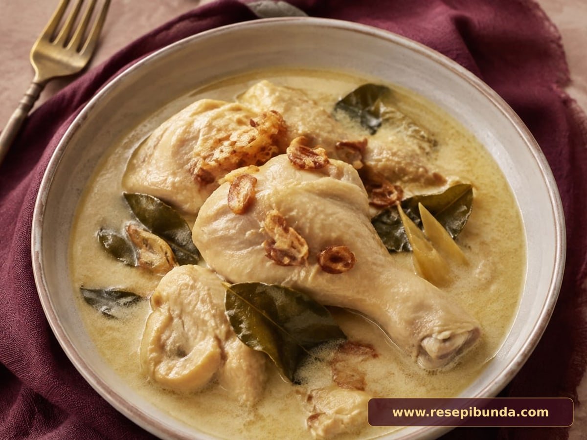 Hidangan Opor Ayam