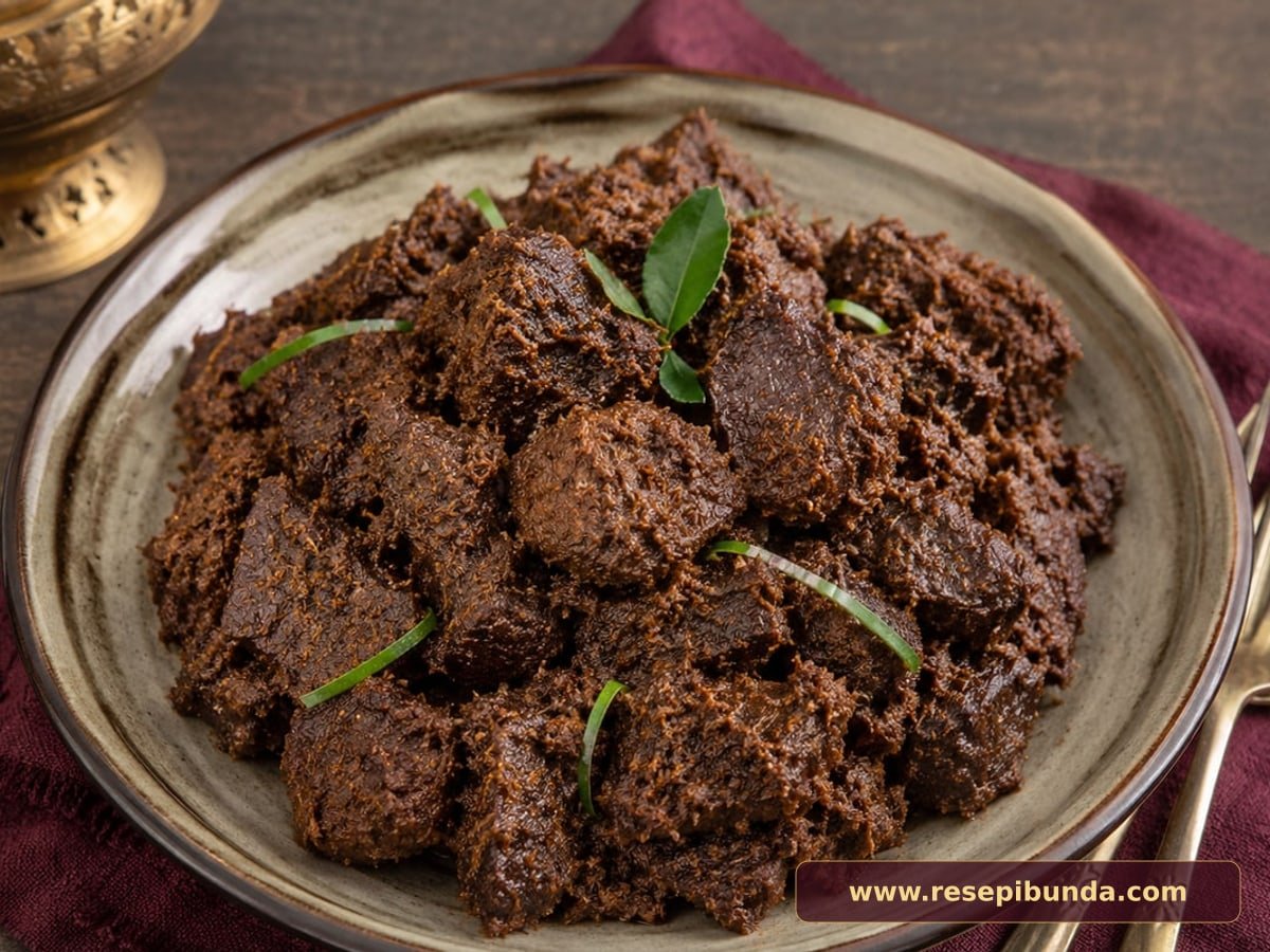 Hidangan Rendang Daging