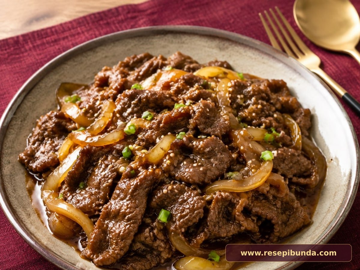 Hidangan Sapi Teriyaki