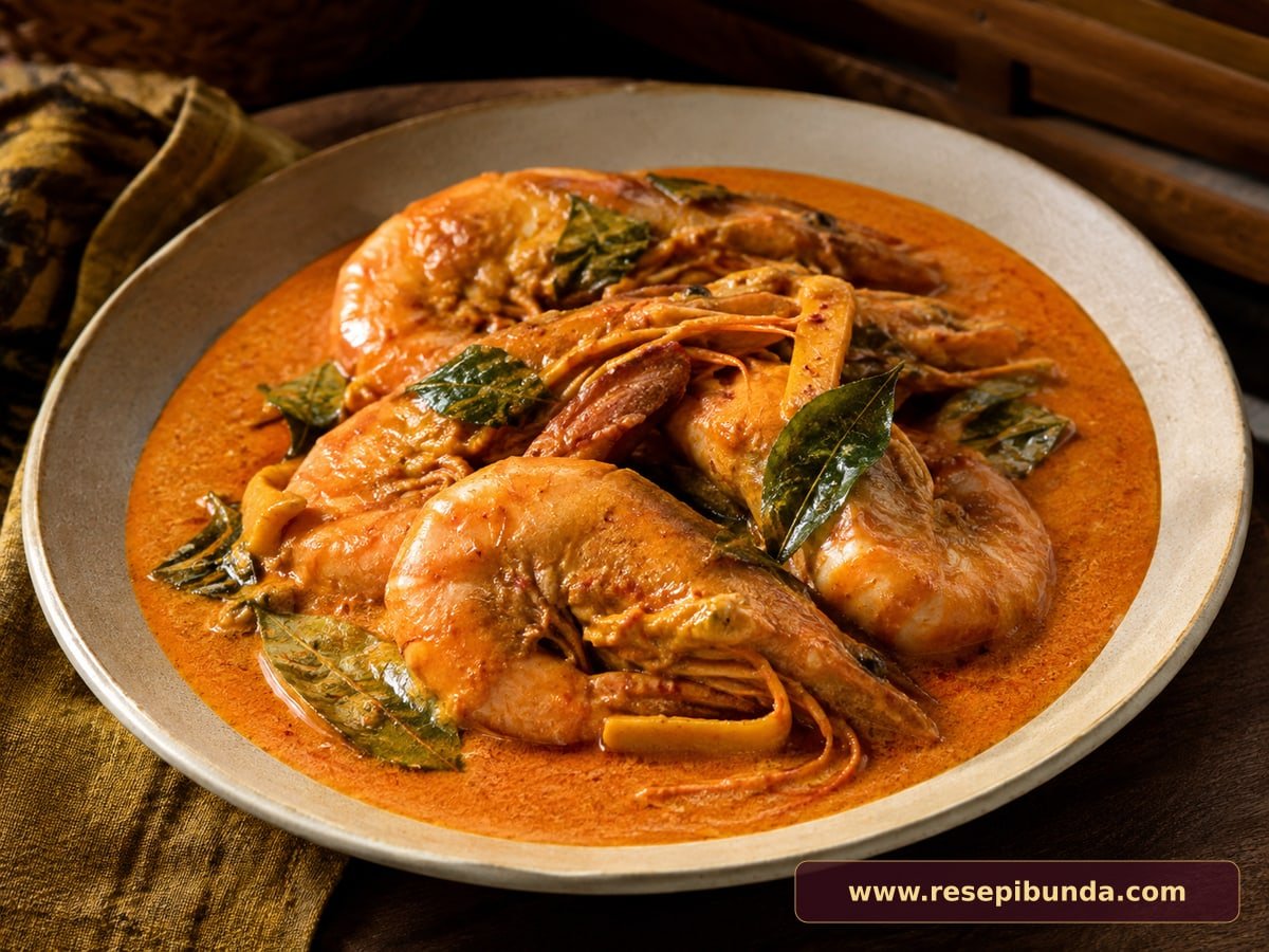 Hidangan Gulai Belacan Udang