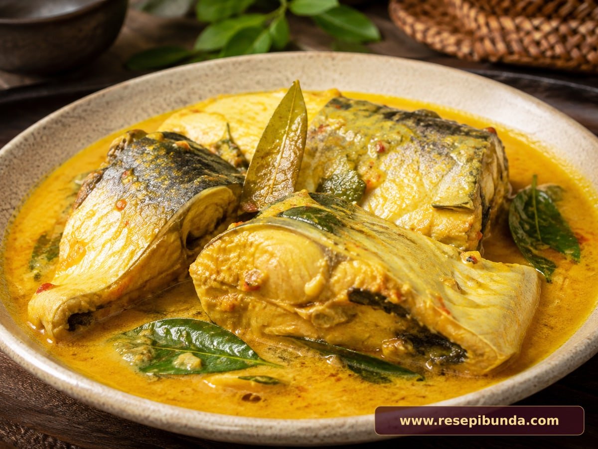 Hidangan Gulai Tempoyak Ikan Patin