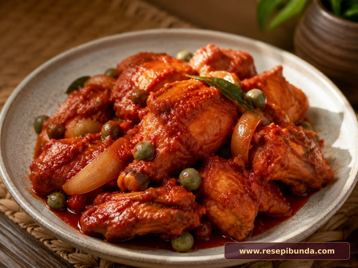 Hidangan Ayam Masak Merah Melayu