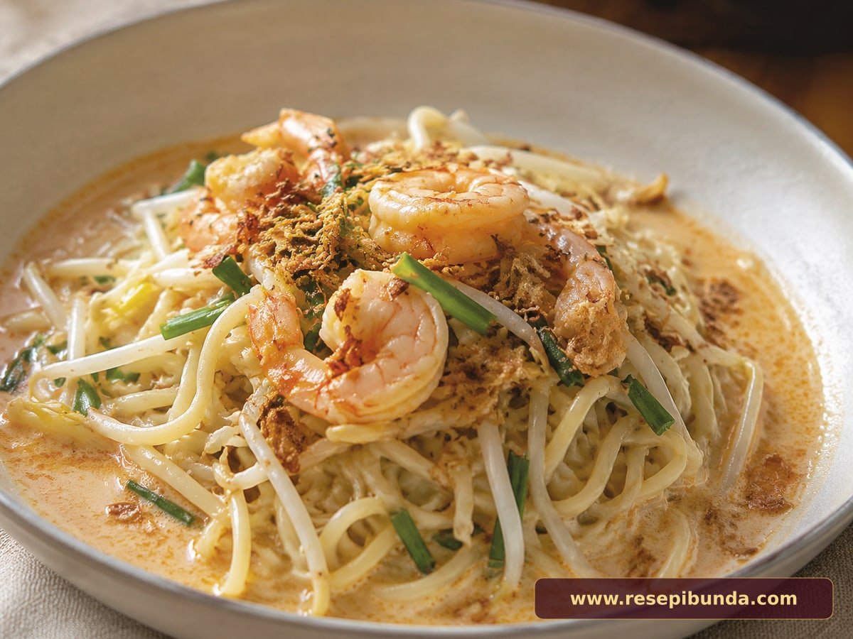 Hidangan Mie Celor Palembang