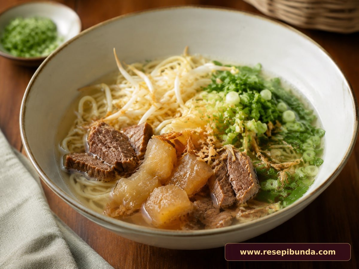 Hidangan Mie Kocok Bandung