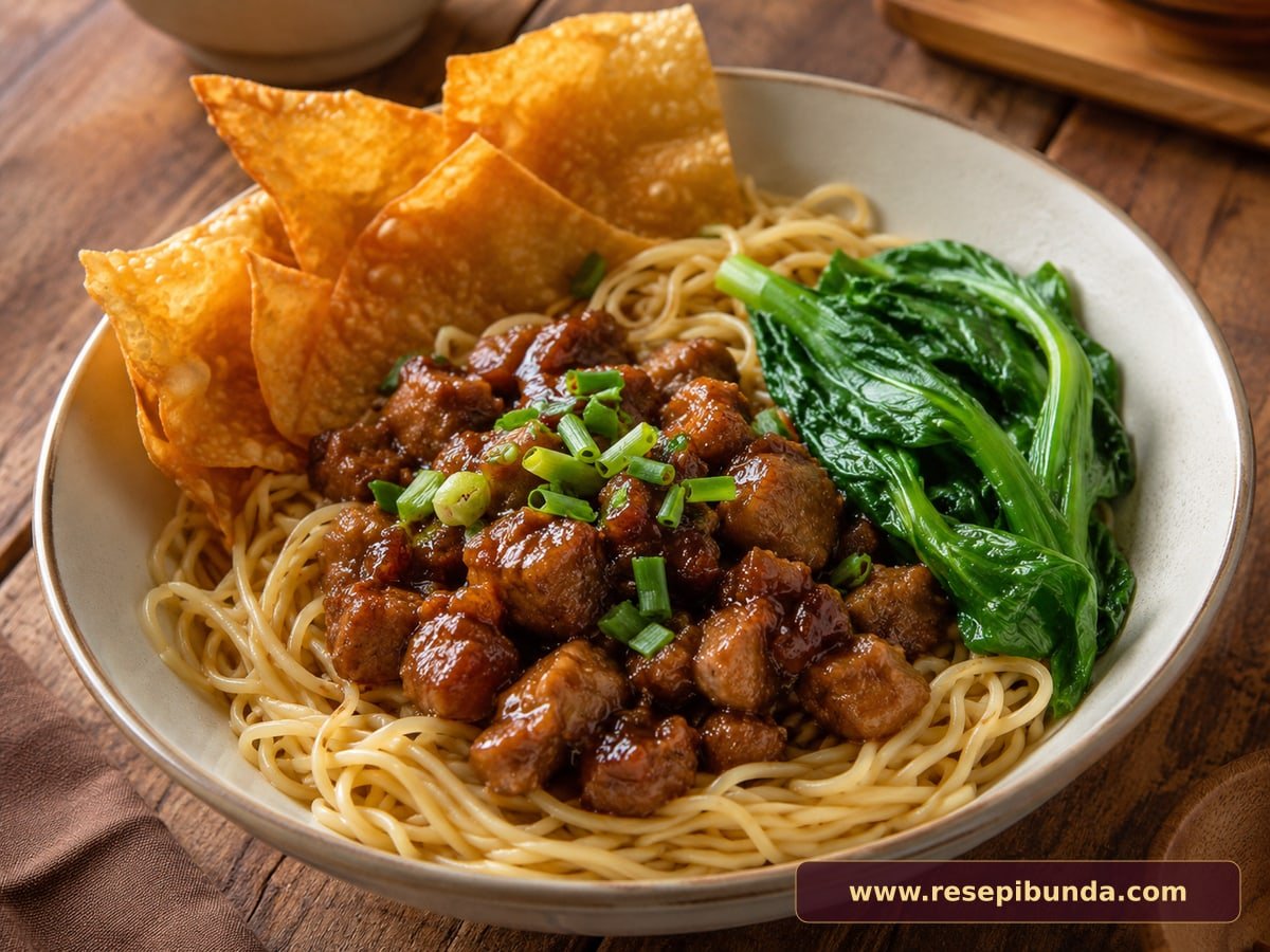 Hidangan Mie Ayam Wonogiri