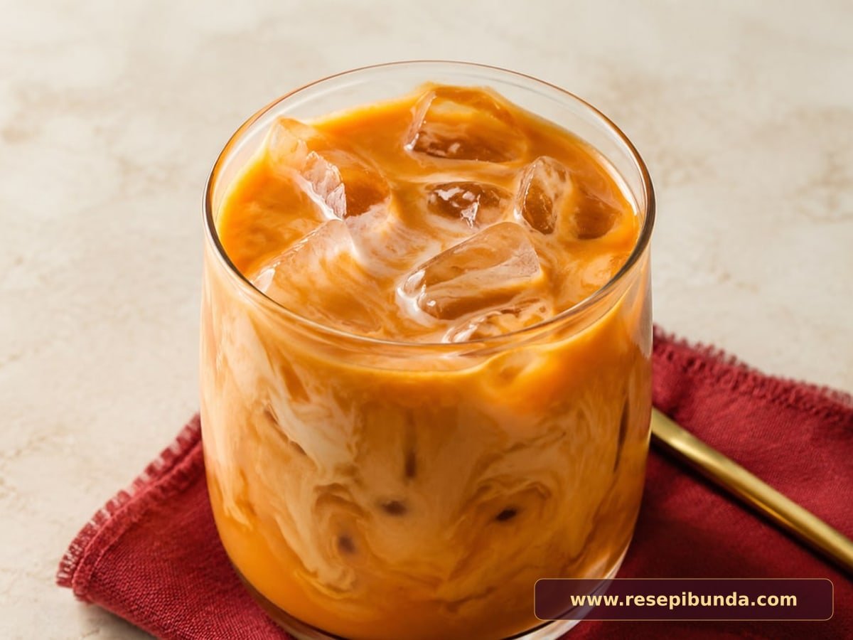 Hidangan Thai Tea Creamy