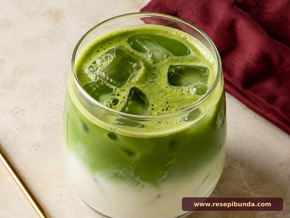 Hidangan Matcha Latte