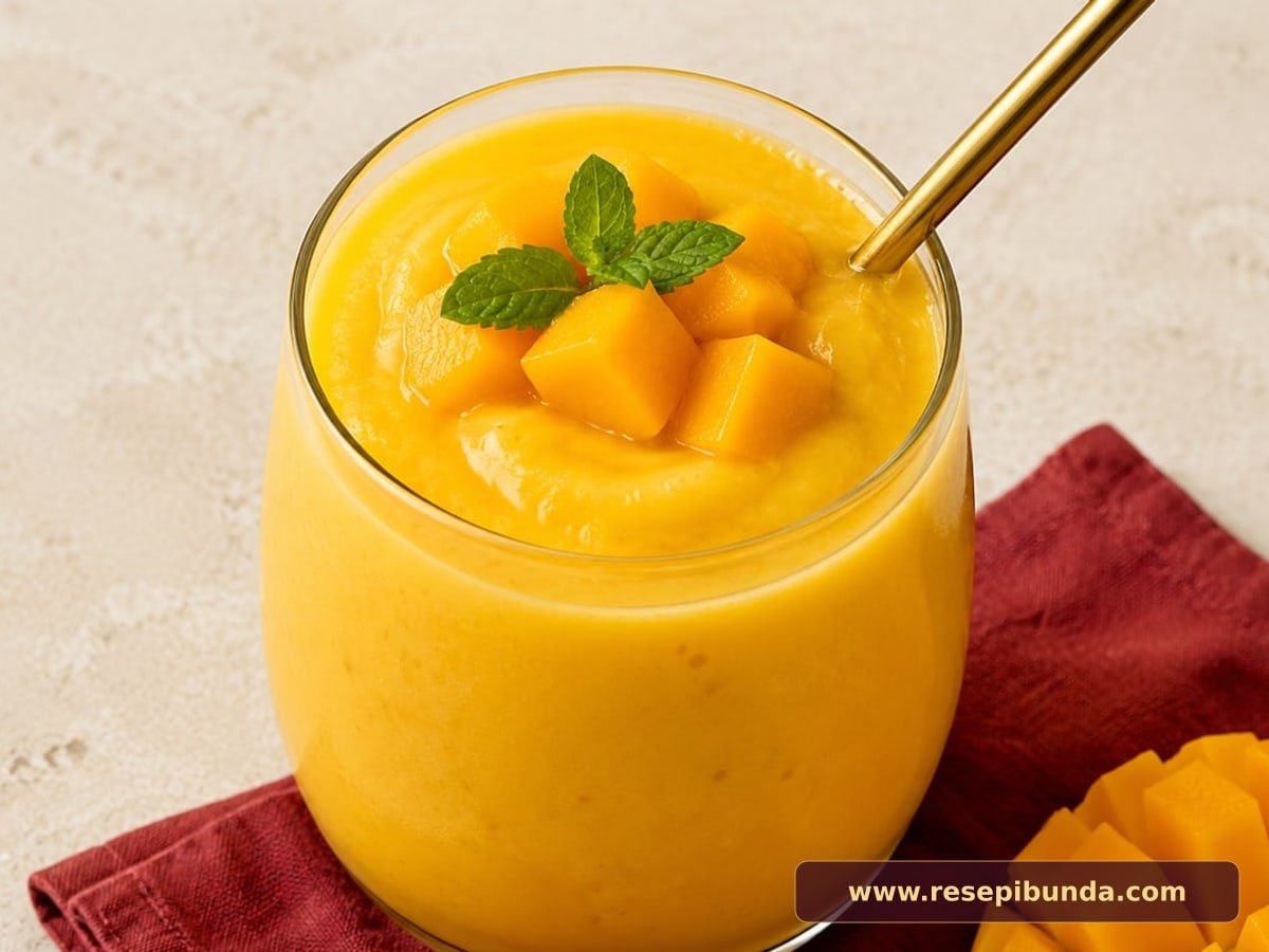 Hidangan Mango Smoothie