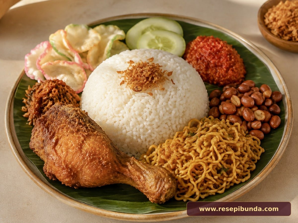 Hidangan Nasi Uduk Betawi