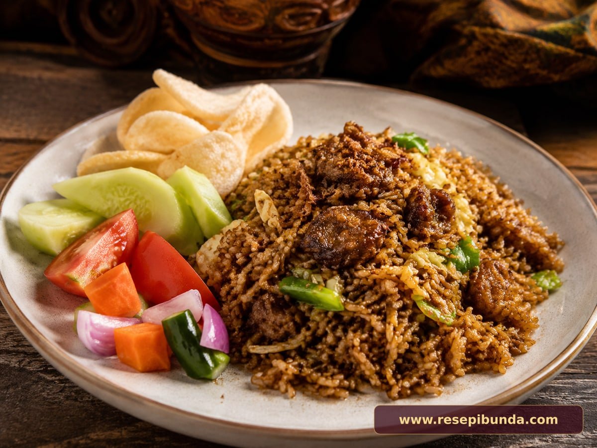 Hidangan Nasi Goreng Kambing