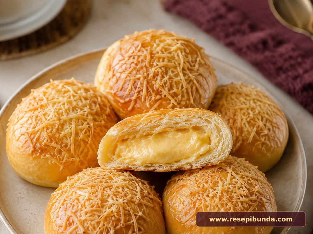 Hidangan Roti Keju Lembut