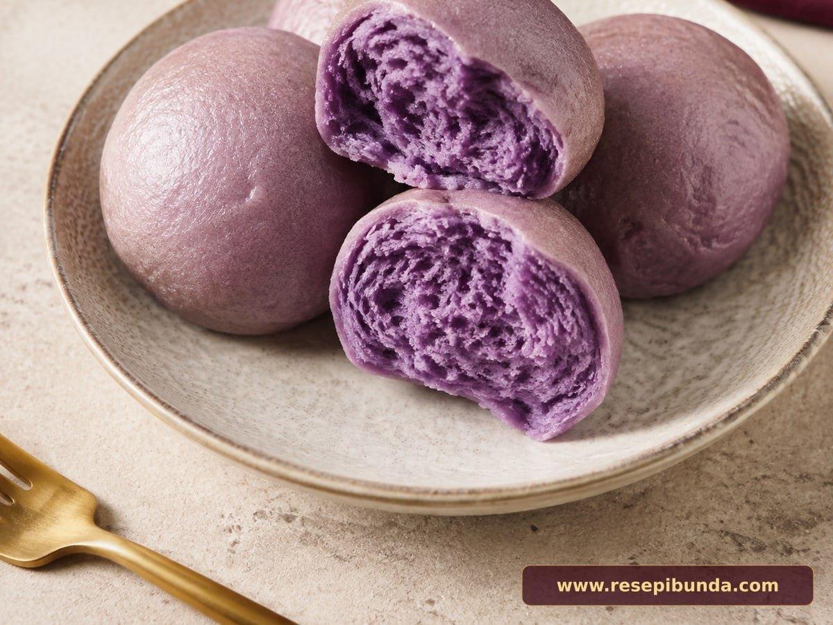 Hidangan Roti Ubi Ungu