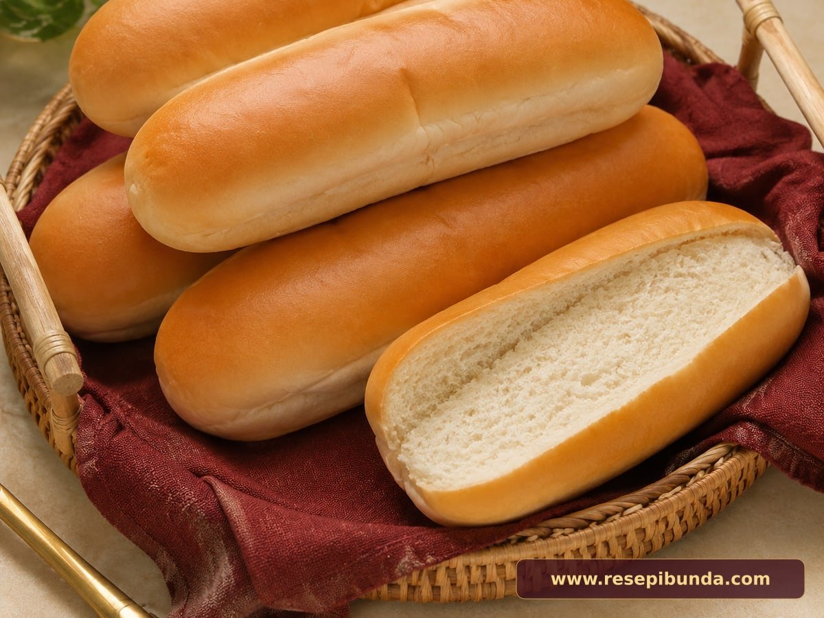 Hidangan Roti Hot Dog