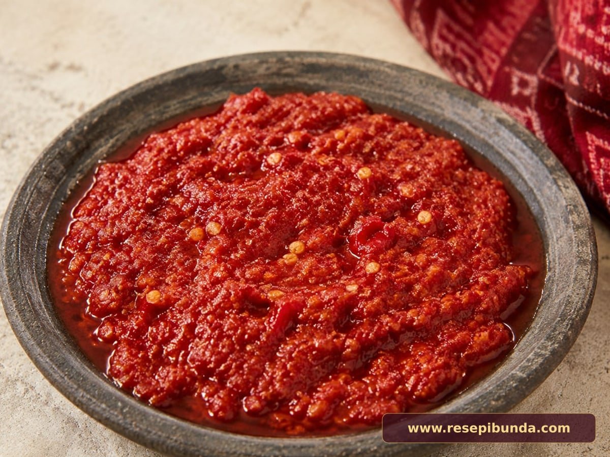 Hidangan Sambal Balado Merah