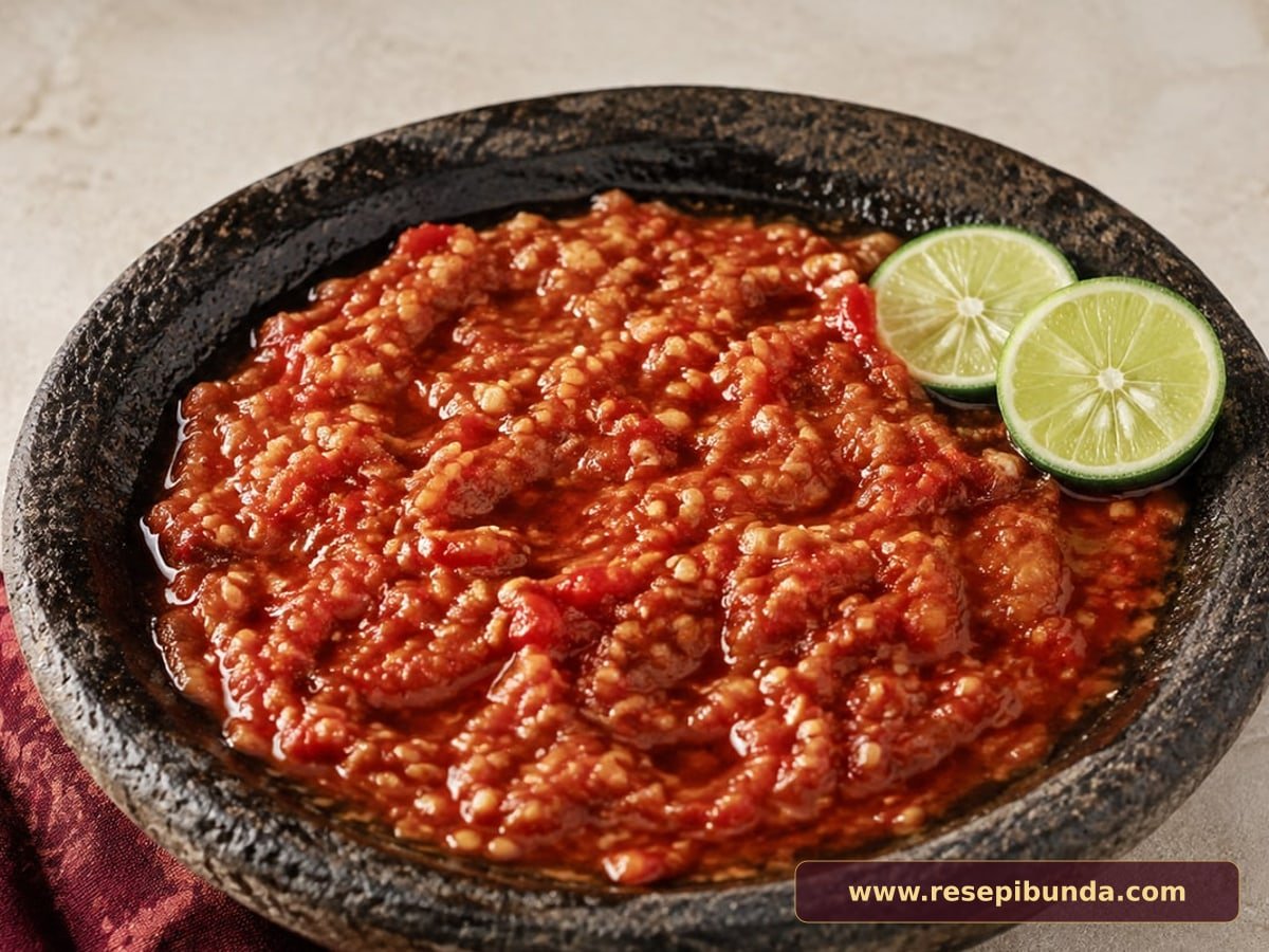 Hidangan Sambal Lamongan