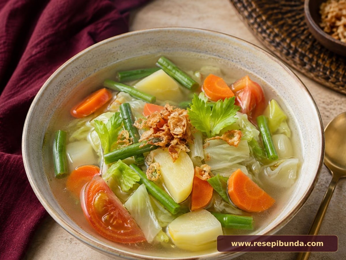Hidangan Sop Sayur Bening