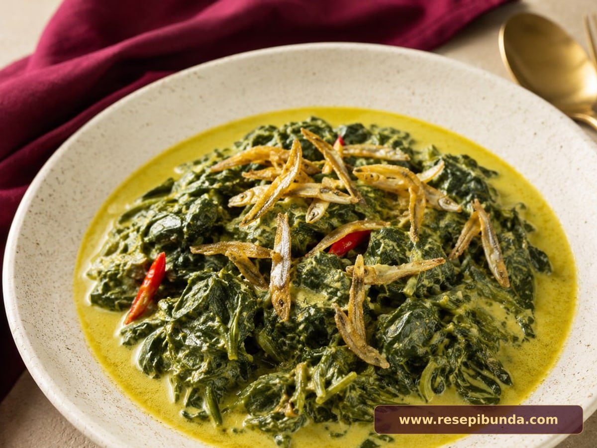 Hidangan Daun Singkong Santan