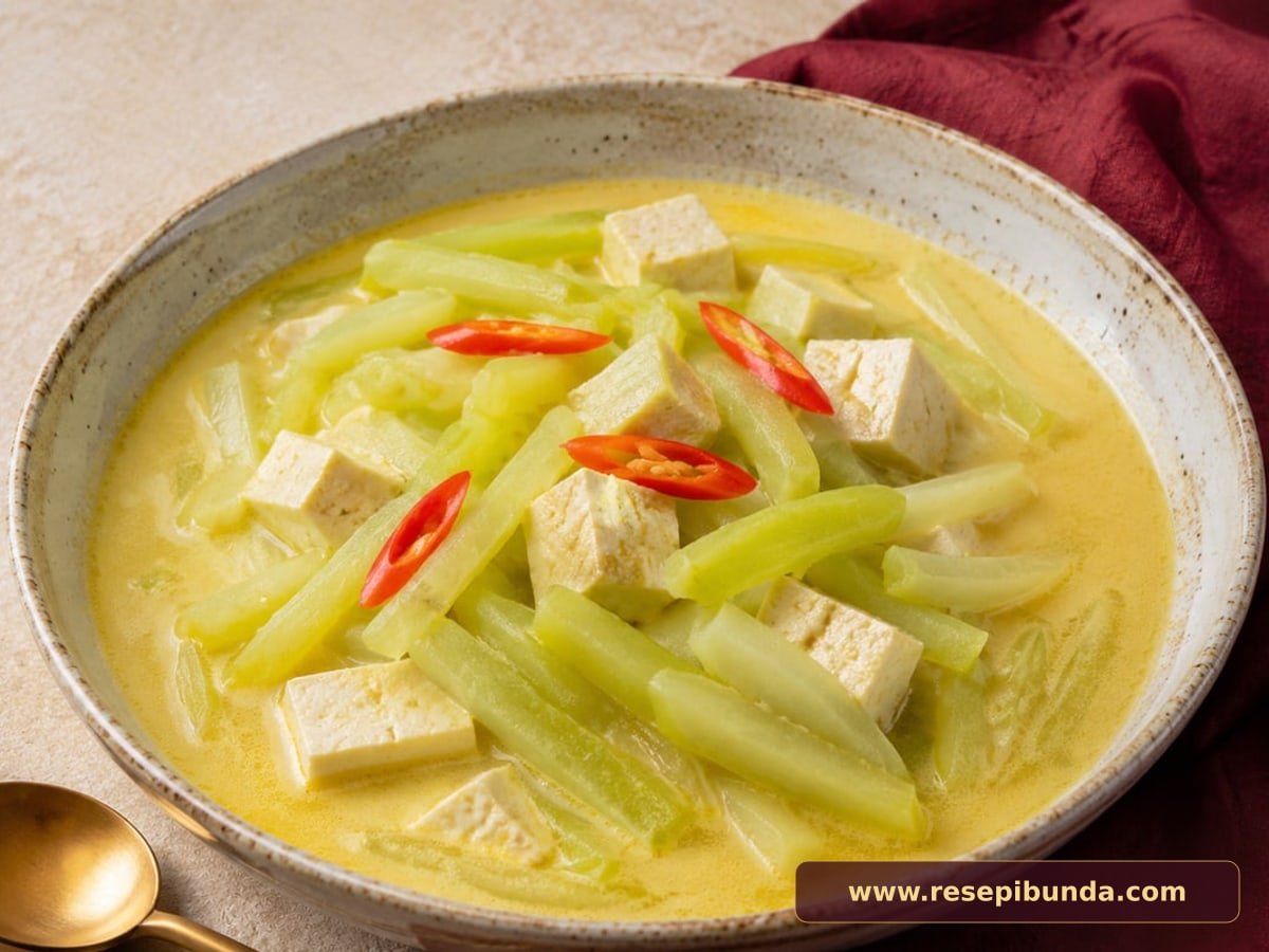 Hidangan Labu Siam Kuah Santan
