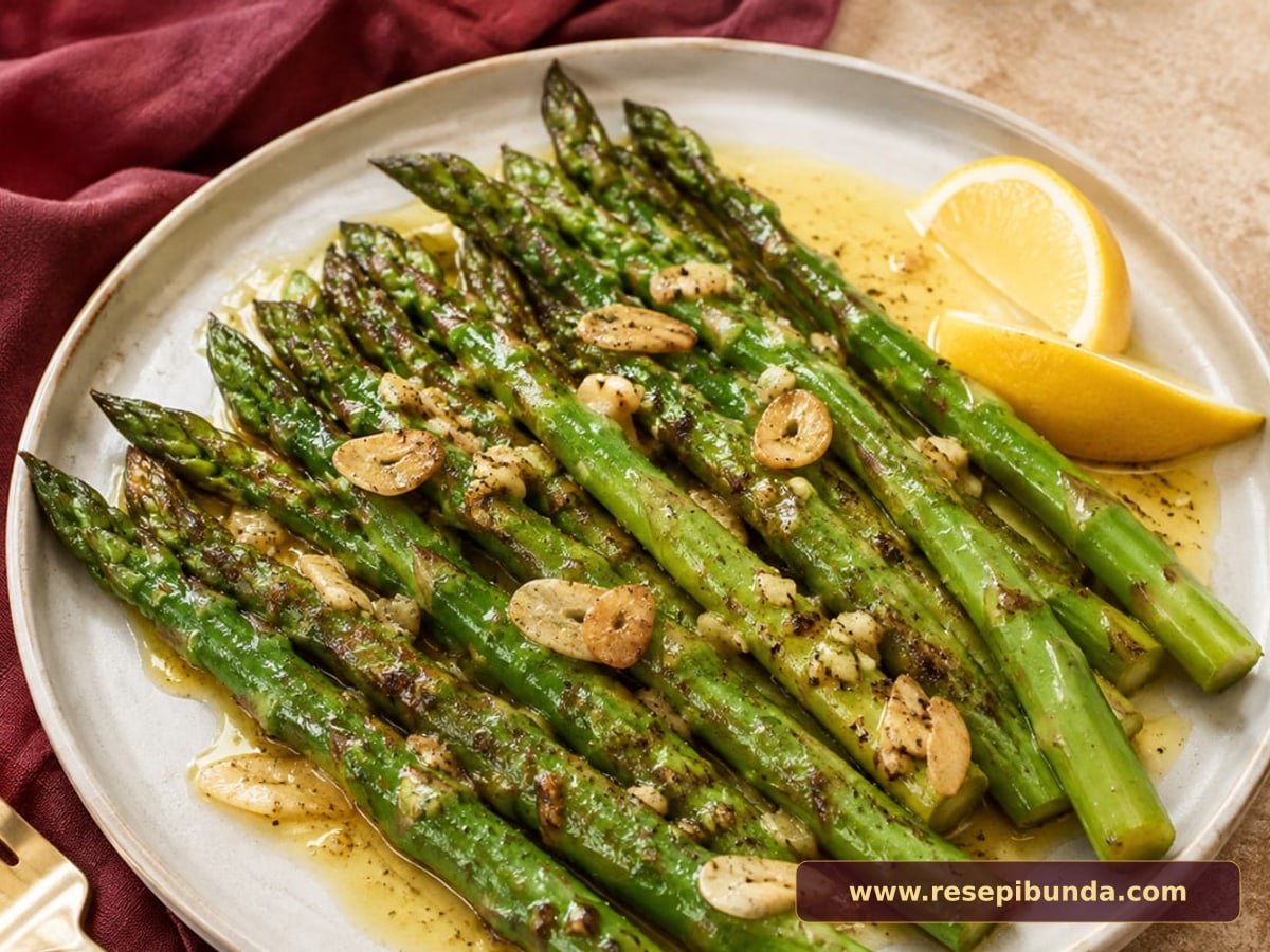 Hidangan Asparagus Butter Garlic